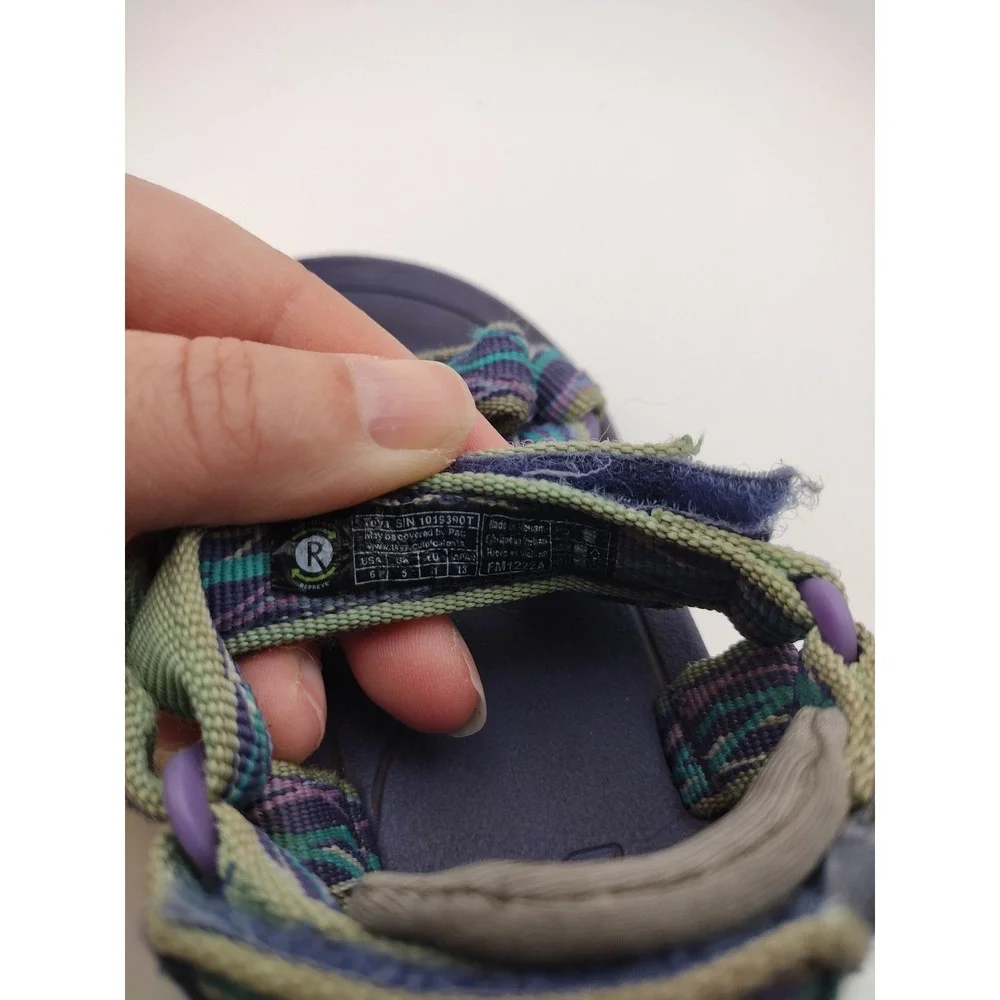 Teva Hurricane XLT 2 Toddler Purple Geometric Sport Sandals Size 6T